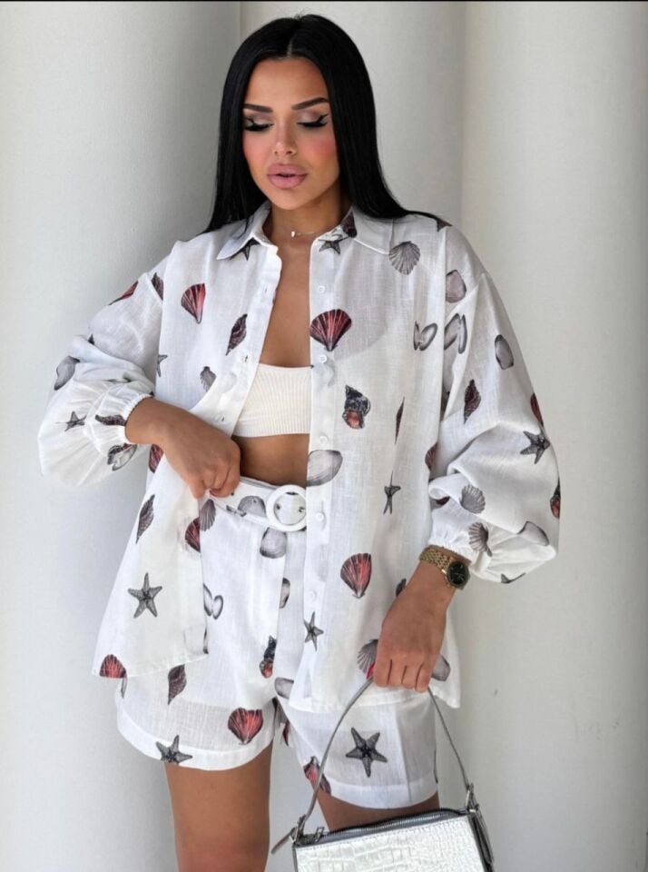 KETEN KUMAŞ ŞORTLU TAKIM