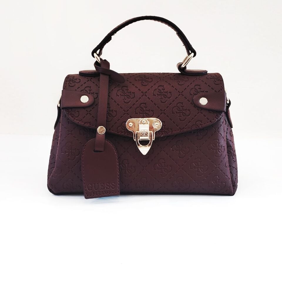 BORDO KADIN EL VE OMUZ ÇANTASI