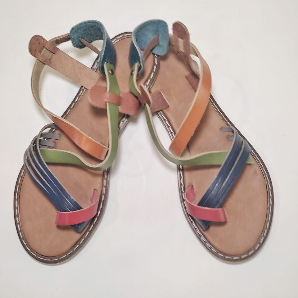 KADIN DERİ SANDALET