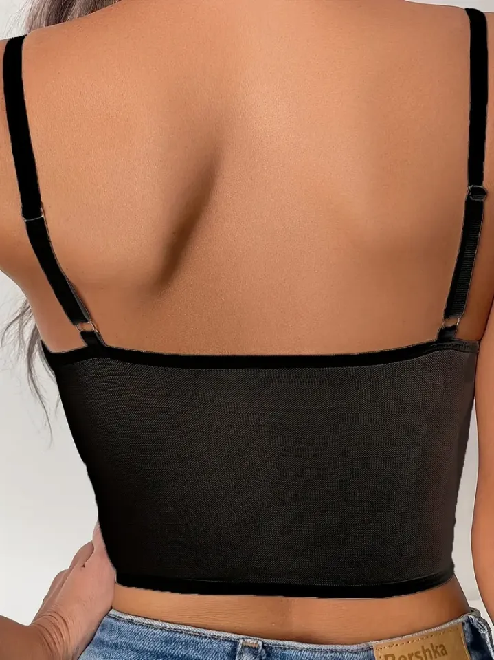 ÇİÇEKLİ DANTEL CROP TOP