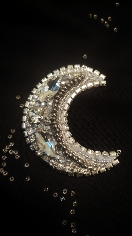 HİLAL YILDIZ YAKA BROŞ