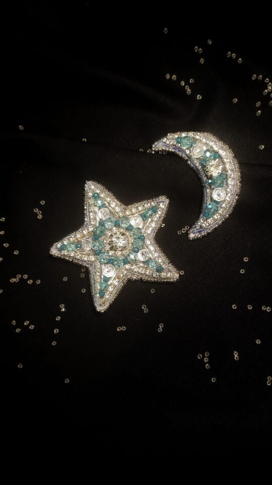 HİLAL YILDIZ YAKA BROŞ