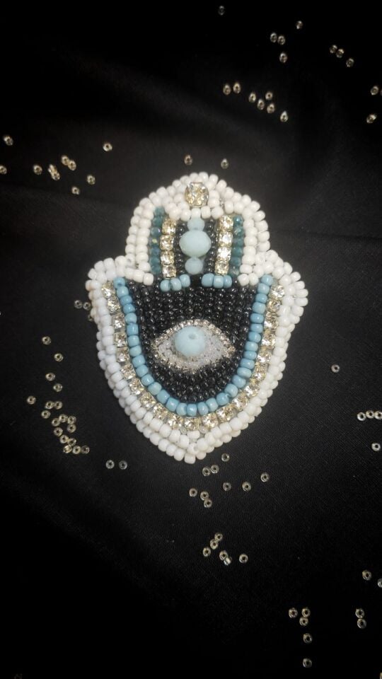 FATMA ELİ YAKA BROŞ