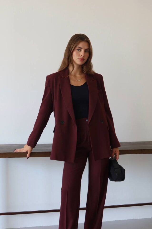 İkili Kadın Takım Elbise (Pantalon Ceket)